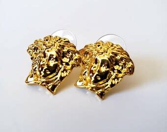 versace earrings etsy|Versace earrings for women.